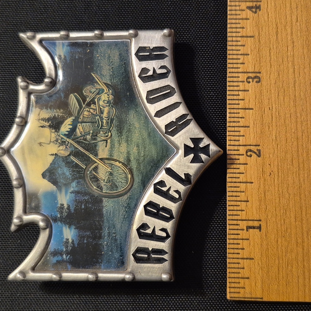 Rebel Rider Belt Buckle - Picture 3 of 3